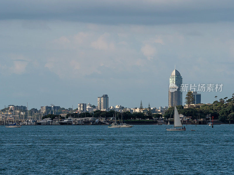 Waitematā Harbour in Auckland, New Zealand